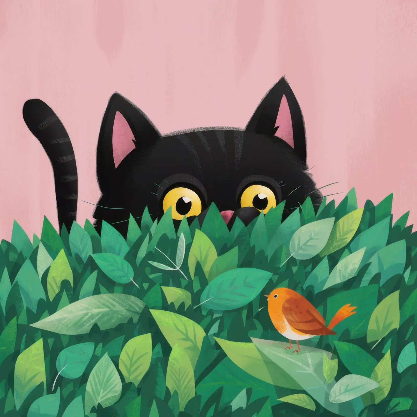 Ombra curiosa del giardino poster da Enter Bloom