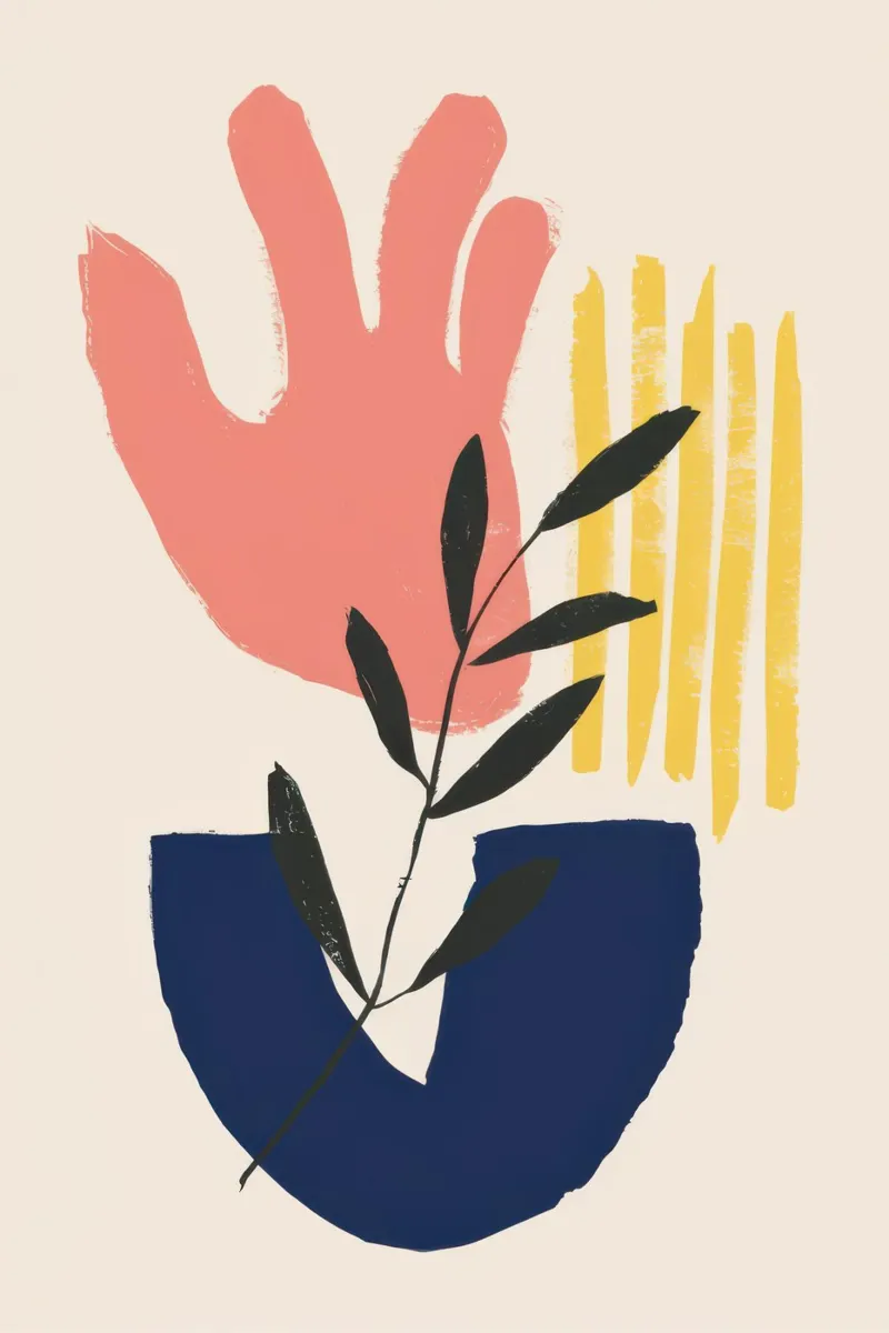 Maraoui Inspired Bloom canvas with Floater frame by Enter Bloom
