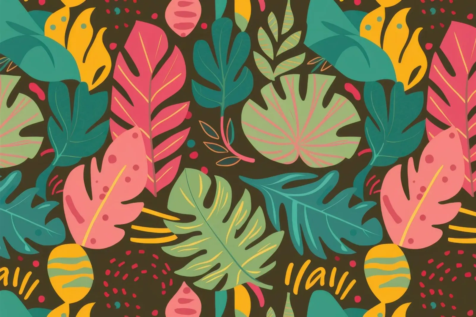 Modello Crimson Tropic poster da Wish Studio
