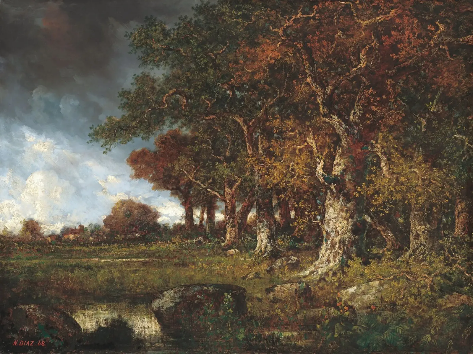 The Edge of the Forest Landscape poster da apoloprints