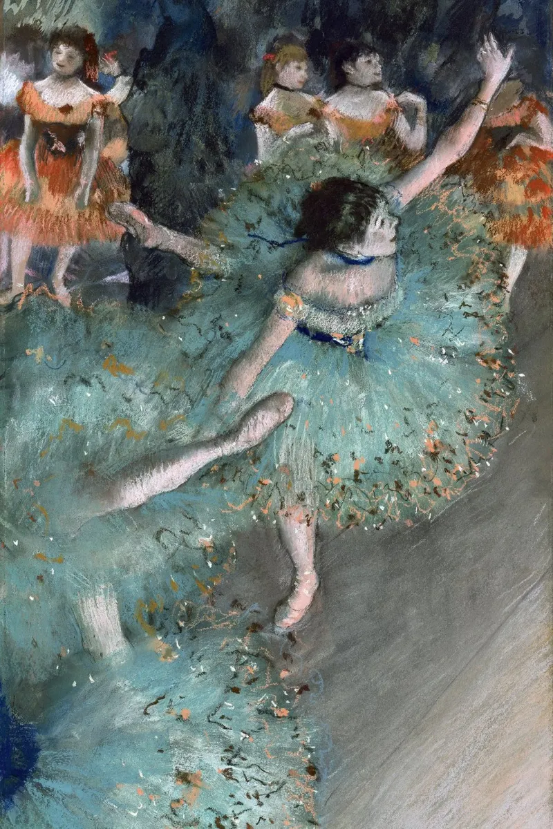 Dancer in Green - Edgar Degas poster da apoloprints