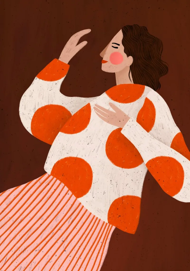 The Woman with the Vase poster da Bea Mueller