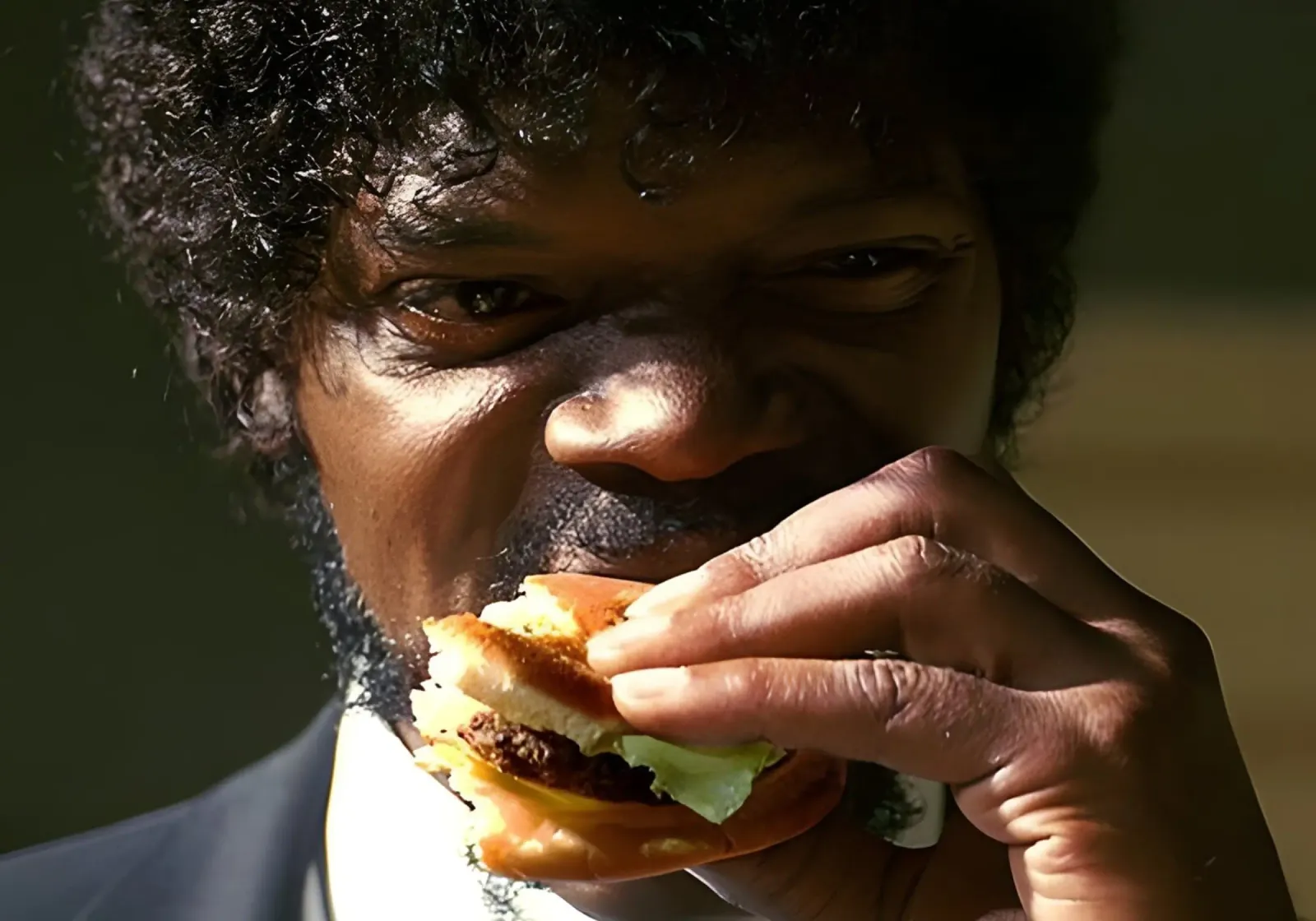 Meme eatin Burger poster da Low poly art