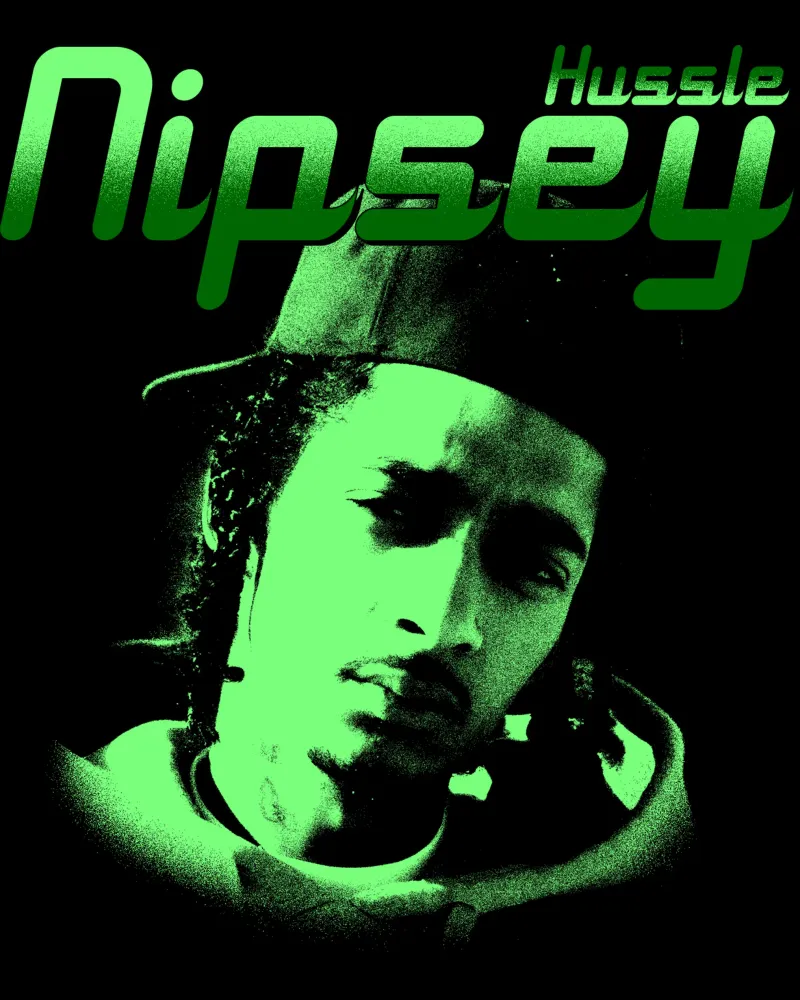 Nipsey Hussle Rapper Leggenda tela con Cornice a cassetta da sophielouise.designs