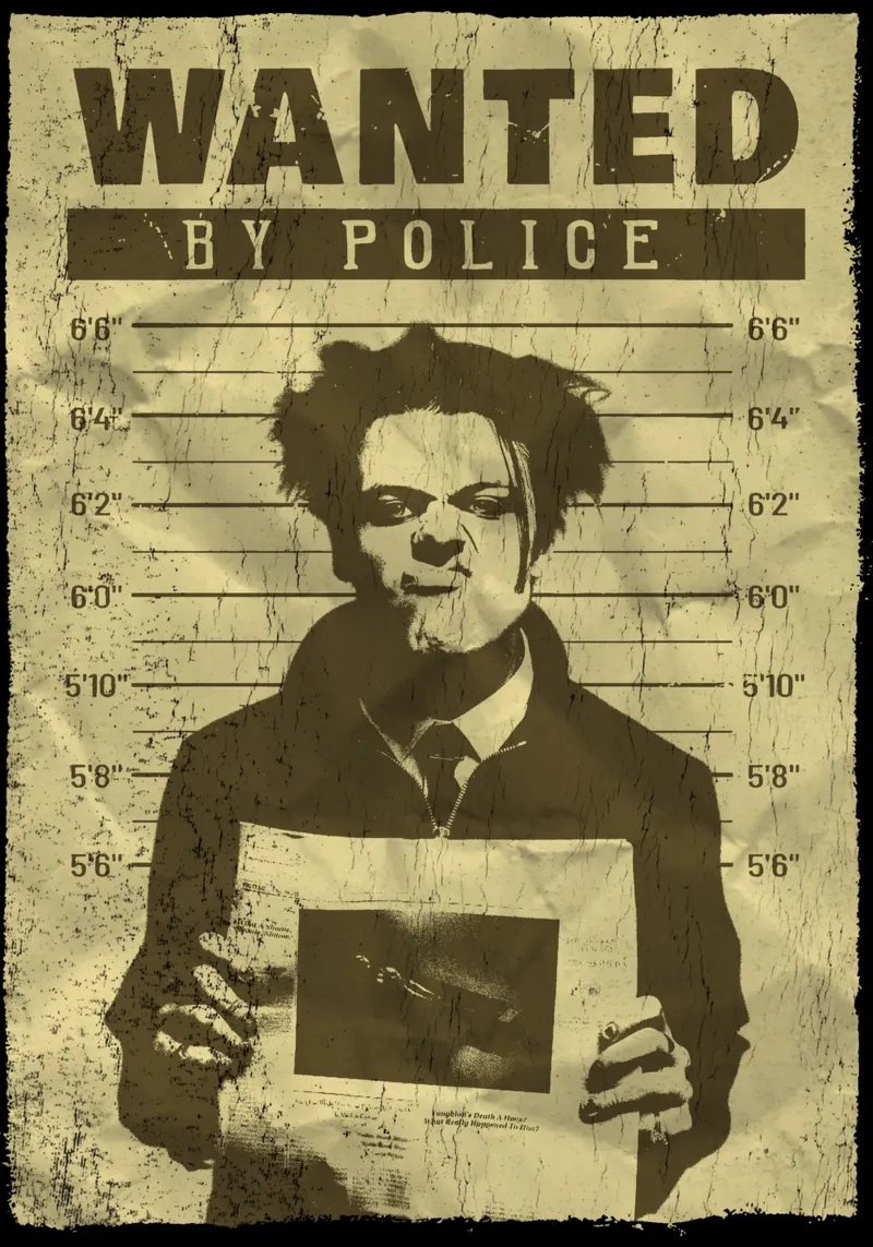 Ricercato dalla polizia Classico YUNGBLUD poster da phccpage