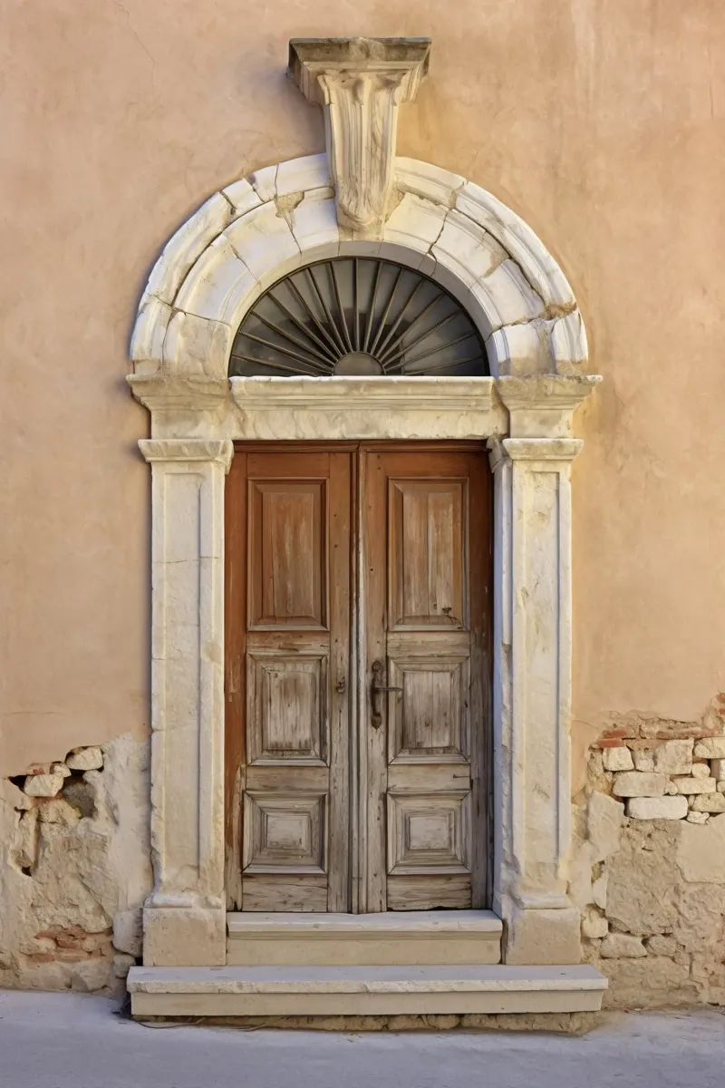Mediterranean Door poster con telaio in plastica da Artsy Bessy