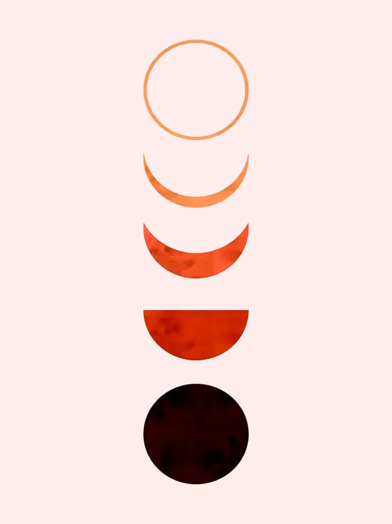 Minimalist lines canvas with Floater frame by Sabine Klein