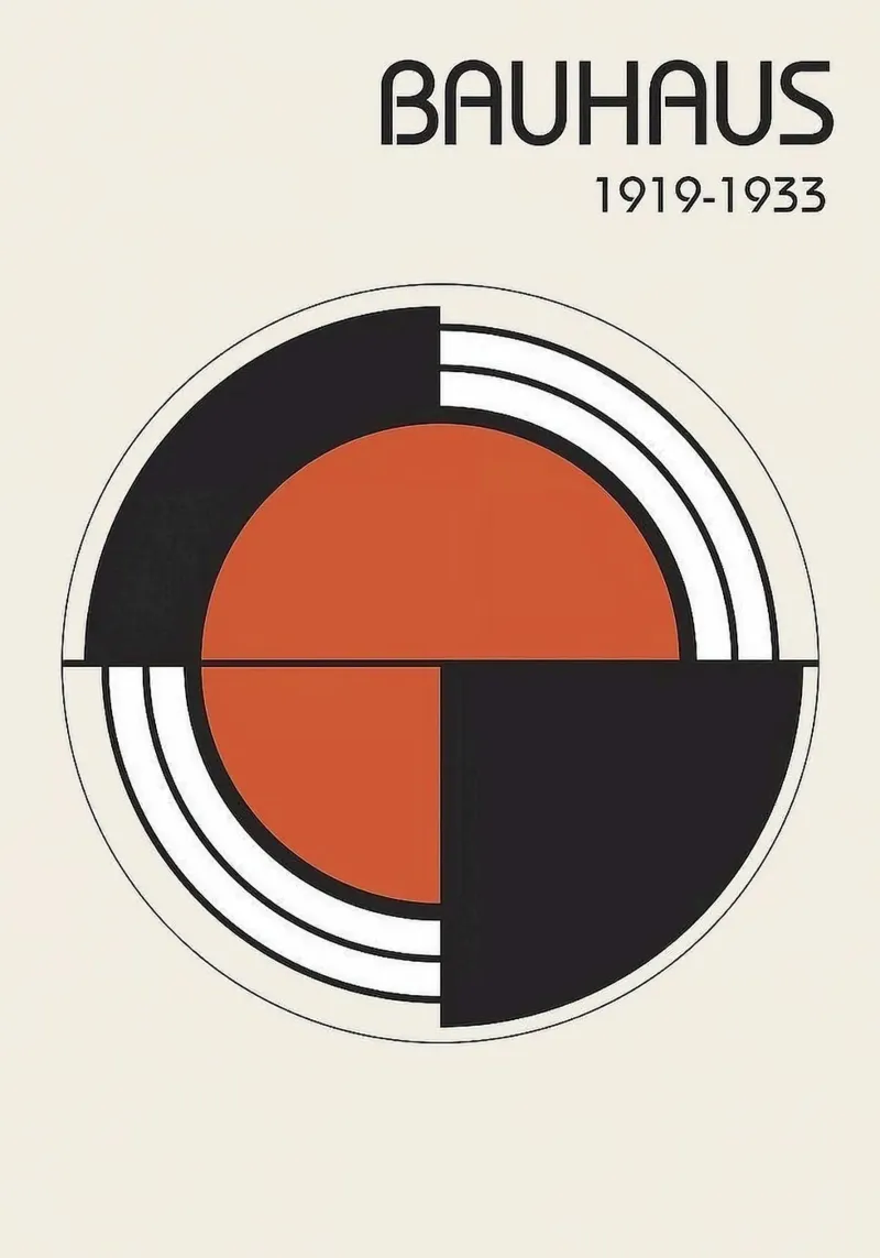 circle bauhaus shape Leinwand mit Schattenfugenrahmen von riverbel