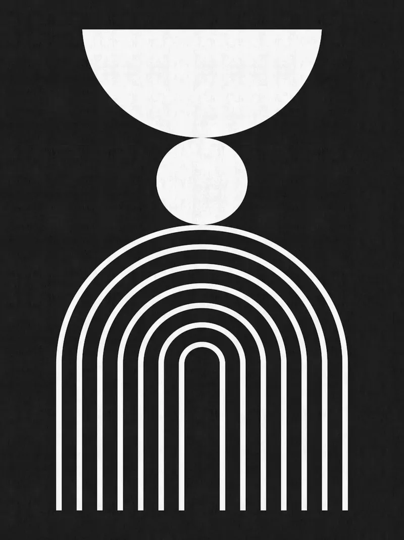 linea d'arte poster da Leon Franke