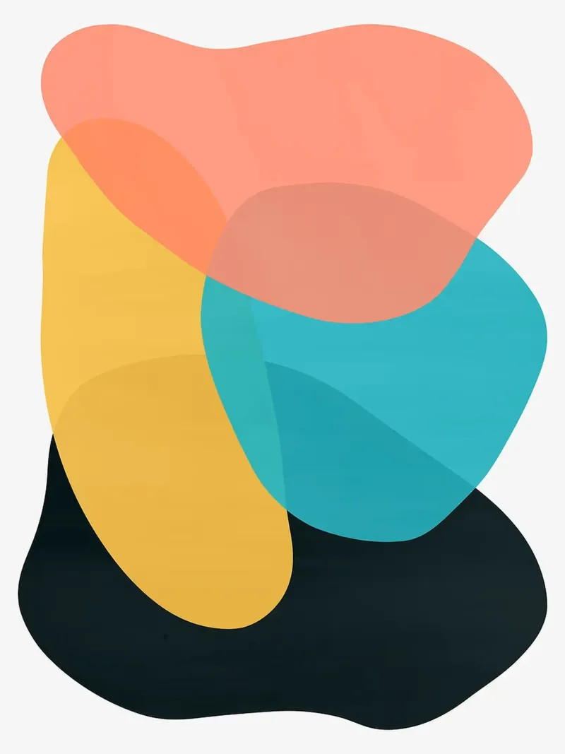 Abstraction de la couleur XIX toile avec Caisse américaine de Maria Maier