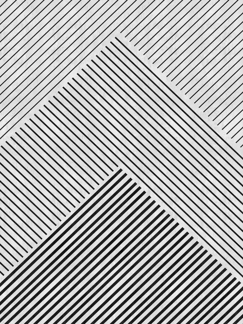 Modern geometries canvas with Floater frame by Anna Müller