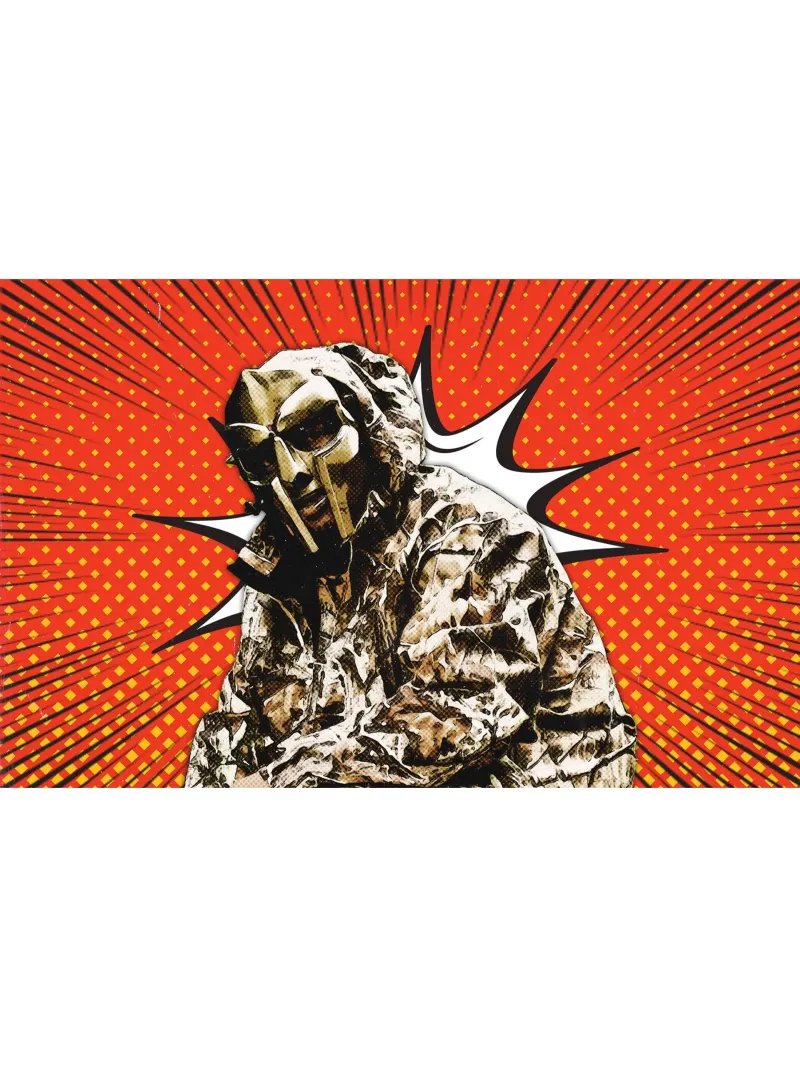 Lunga vita a MF DOOM poster da Jonathan Phillips