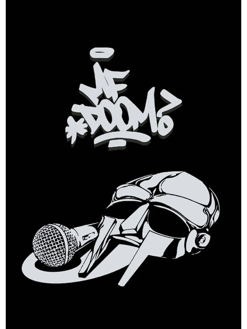 MF DOOM Re tela con Cornice a cassetta da Jonathan Phillips