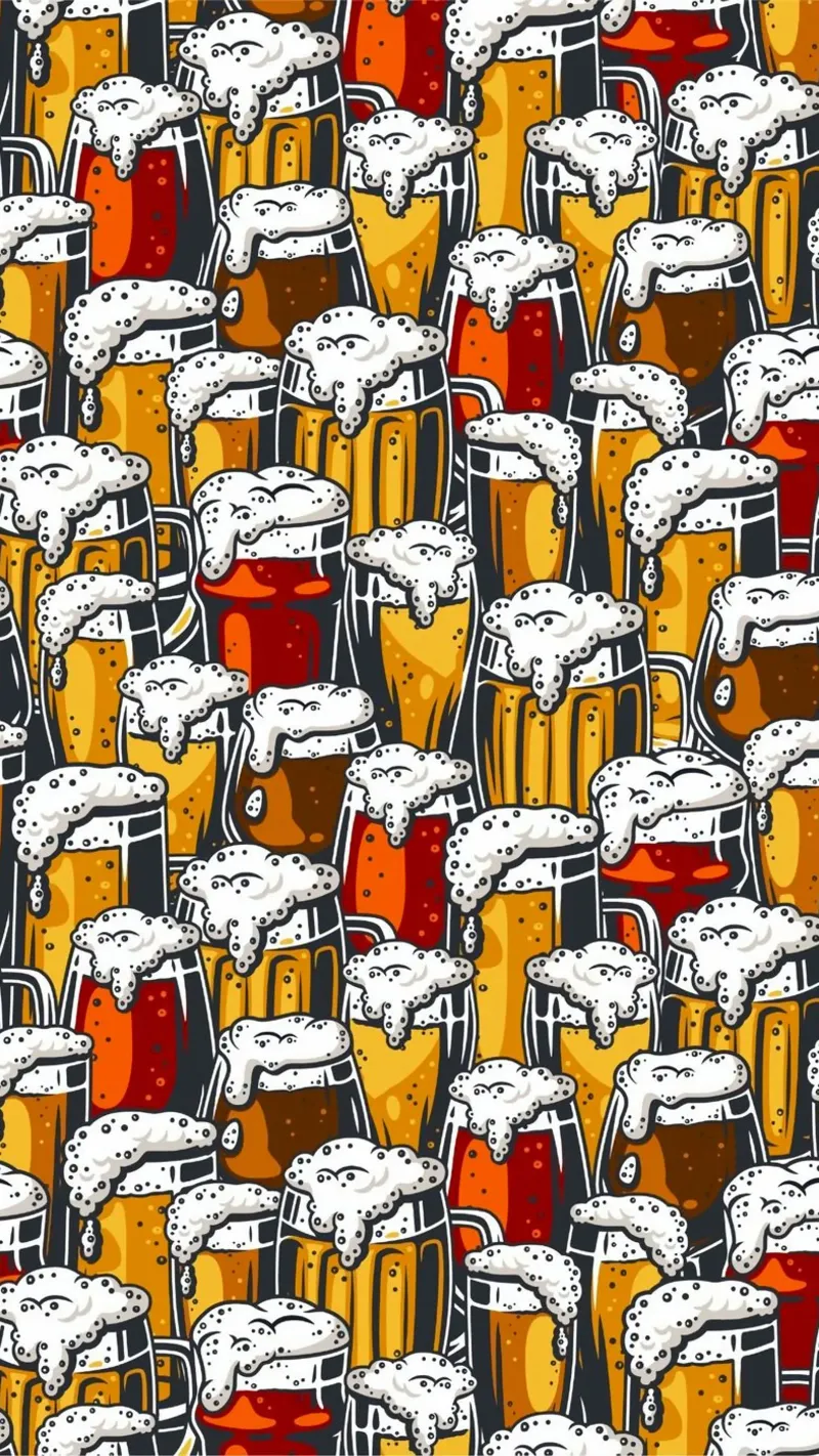 beer red yellow poster da comura