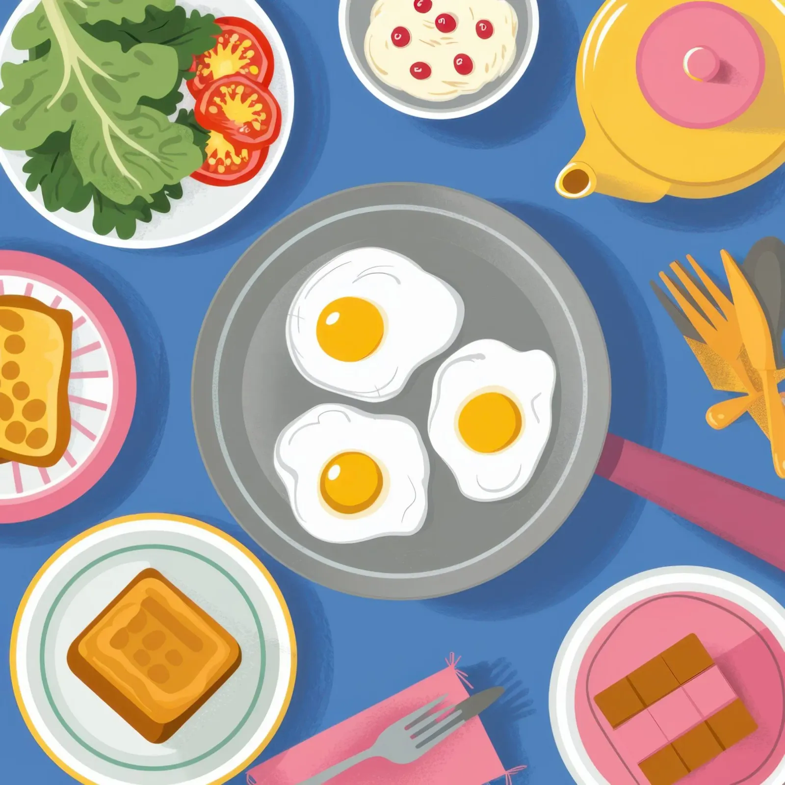 Piatto perfetto per la colazione poster da Moon Revolver