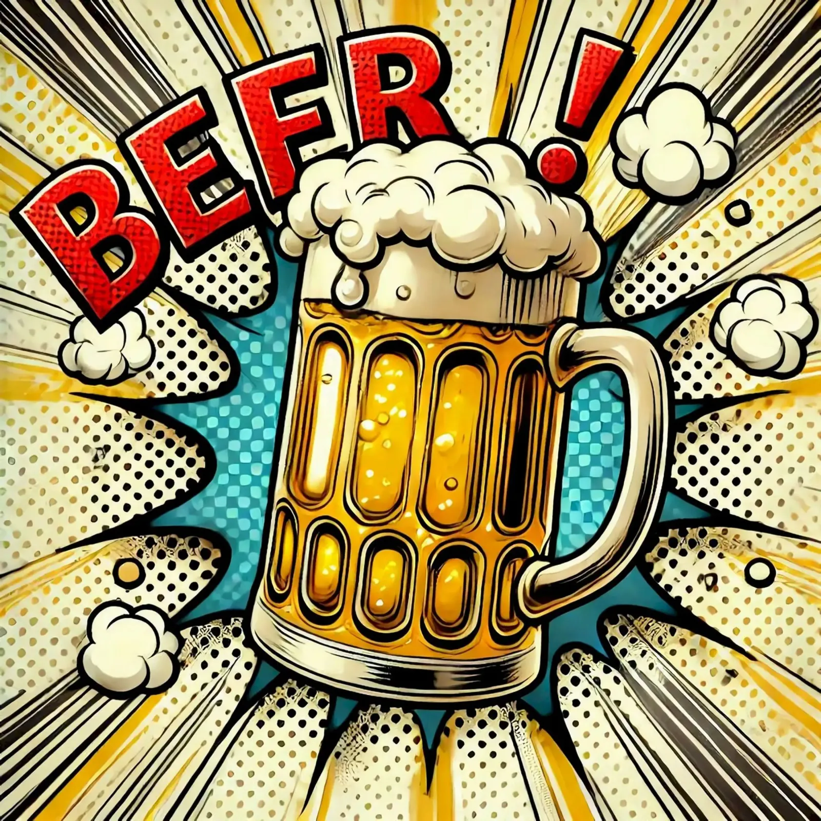 boom beer poster da Josum