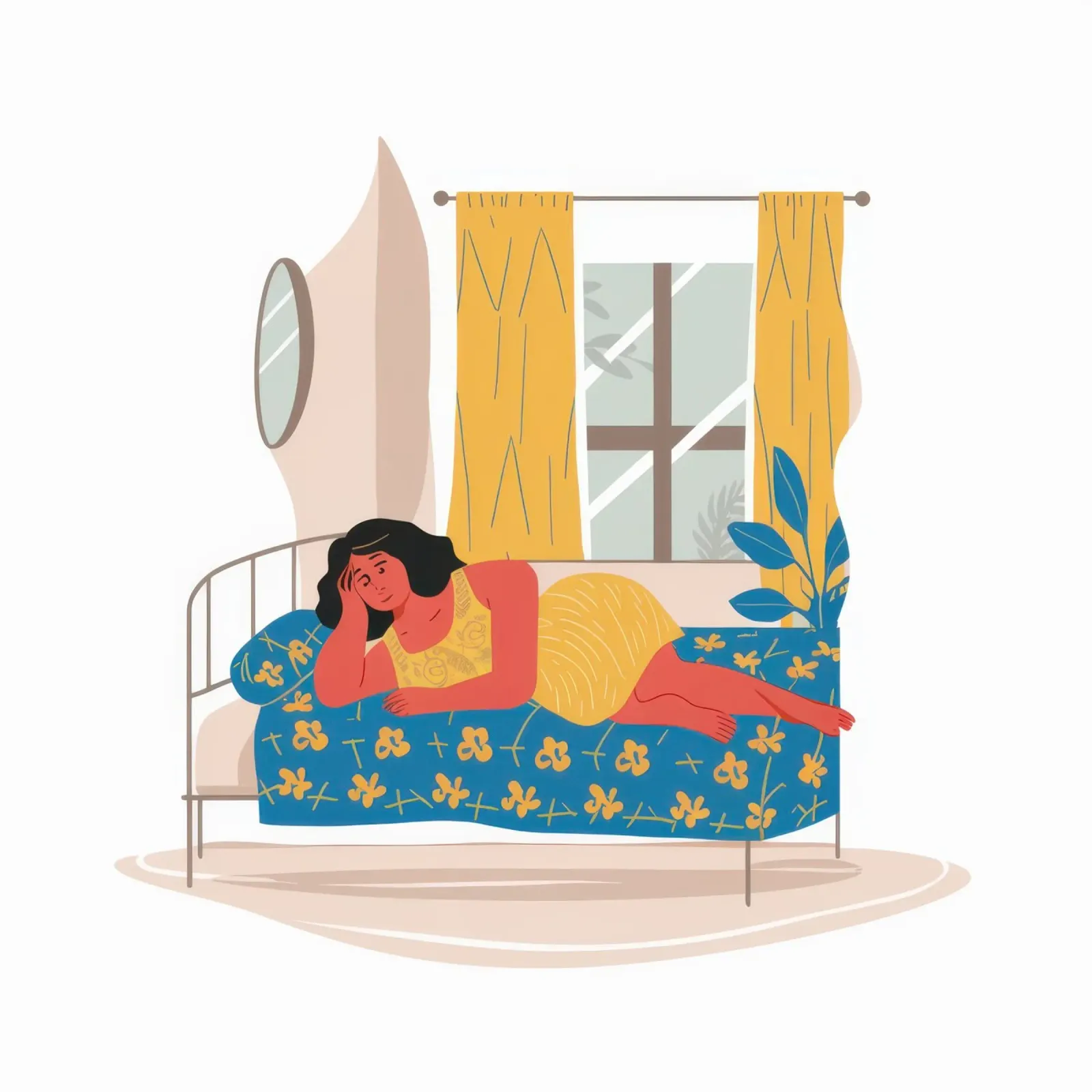 Il sonno del mattino d'oro poster con telaio in plastica da Moon Revolver