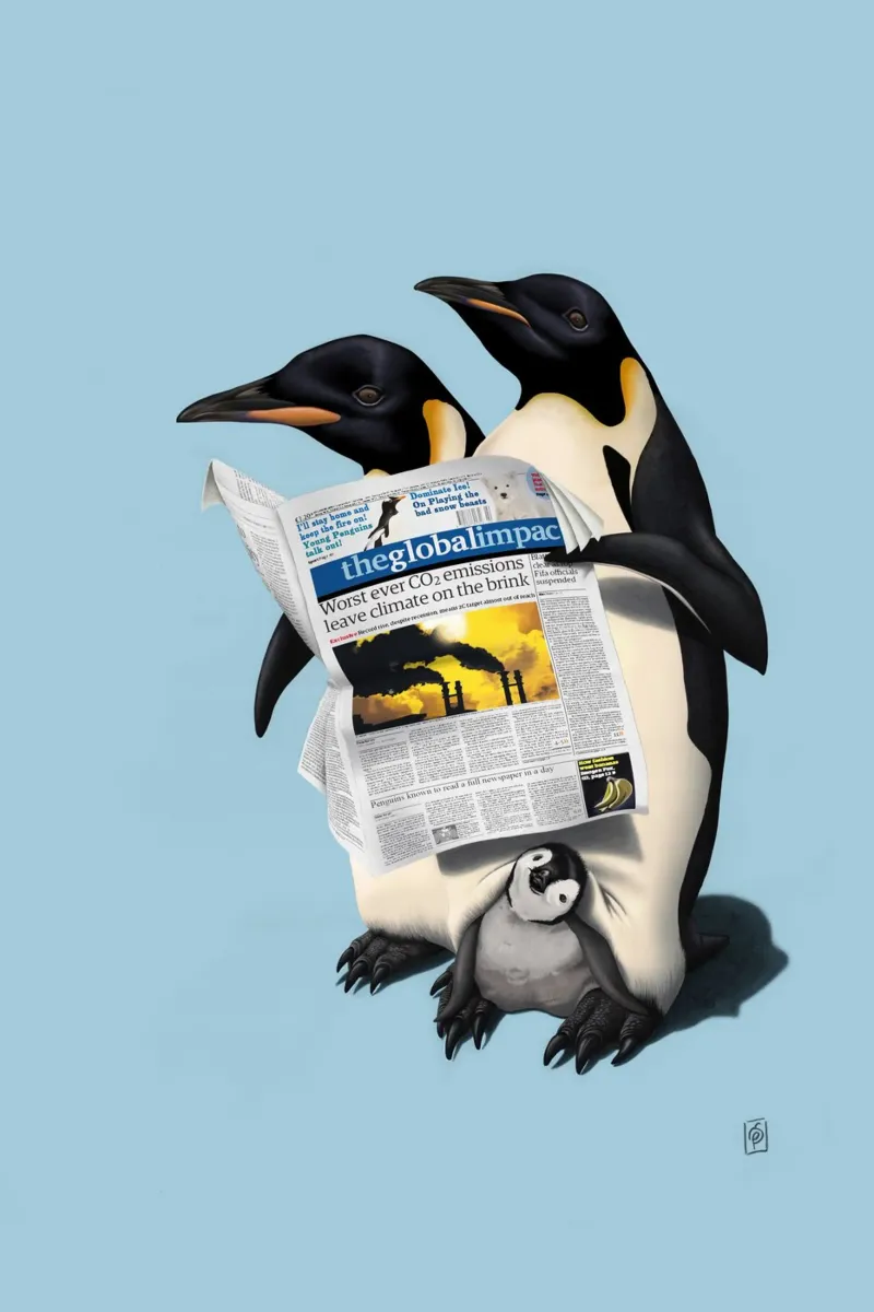 Read All Over (Coloured) pellicola backlit da Rob Art | Illustration