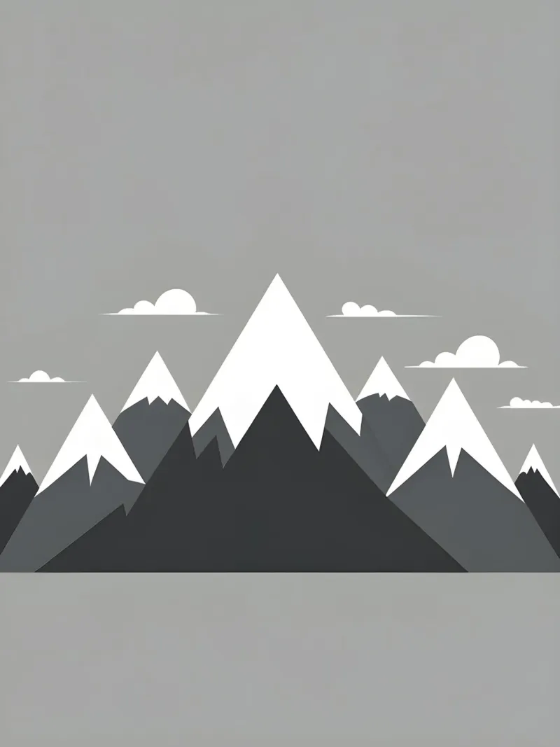 Silhouette di montagna poster da The Green Room