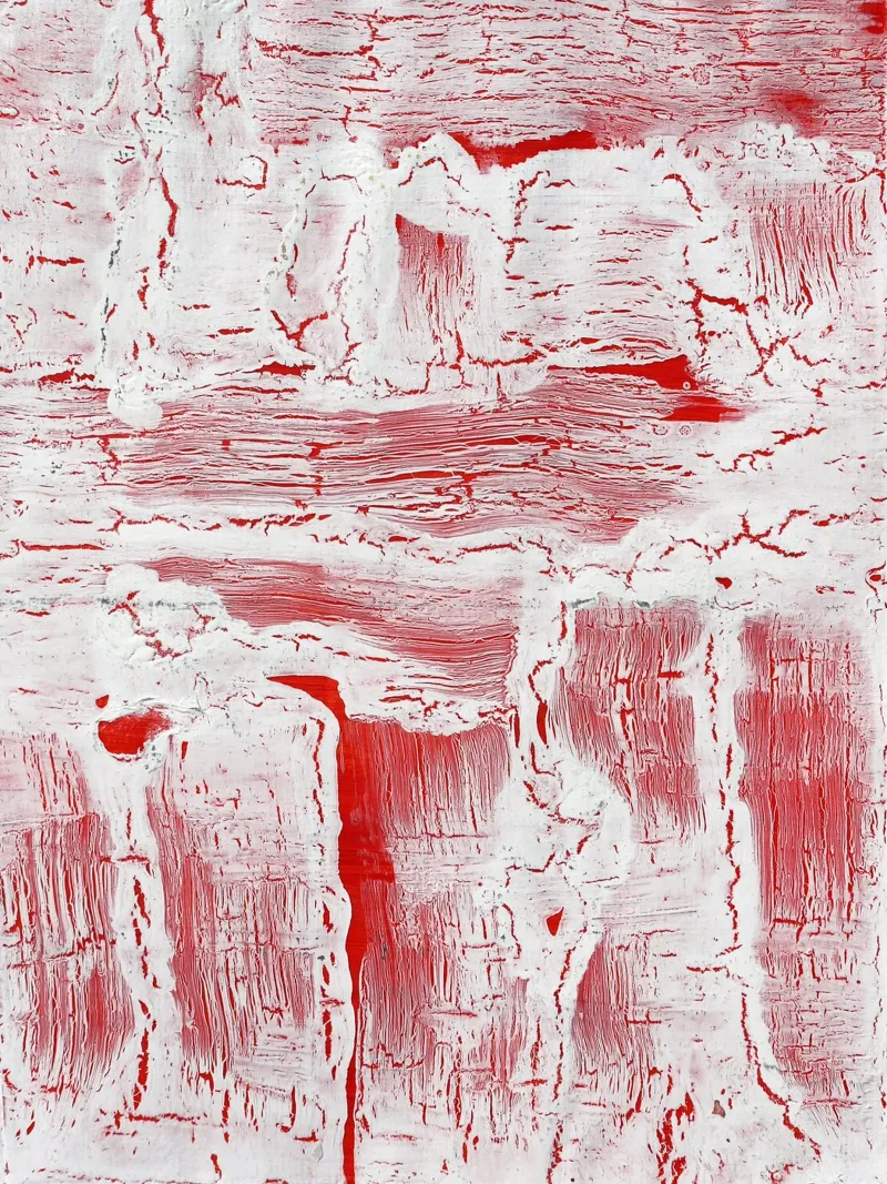 Abstract Artwork Colourful #9 poster con telaio in plastica da kathrinmay