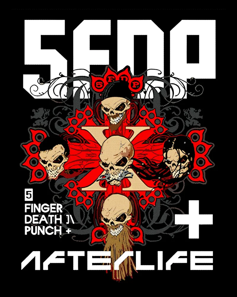Afterlife cinque dita tela con Cornice a cassetta da andrea boceli