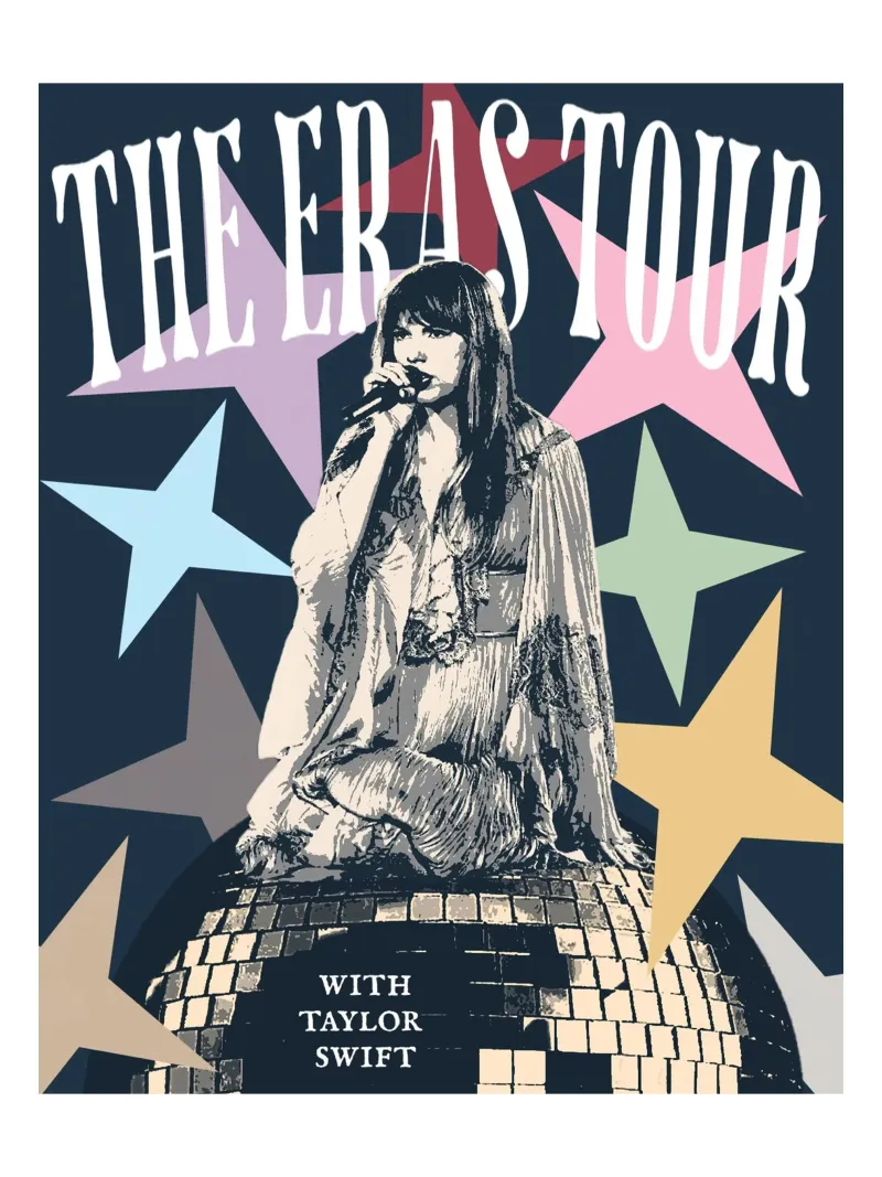 Mirror Ball Taylor Swift Concert Eras Tour canvas with Floater frame by ramdakjagualma