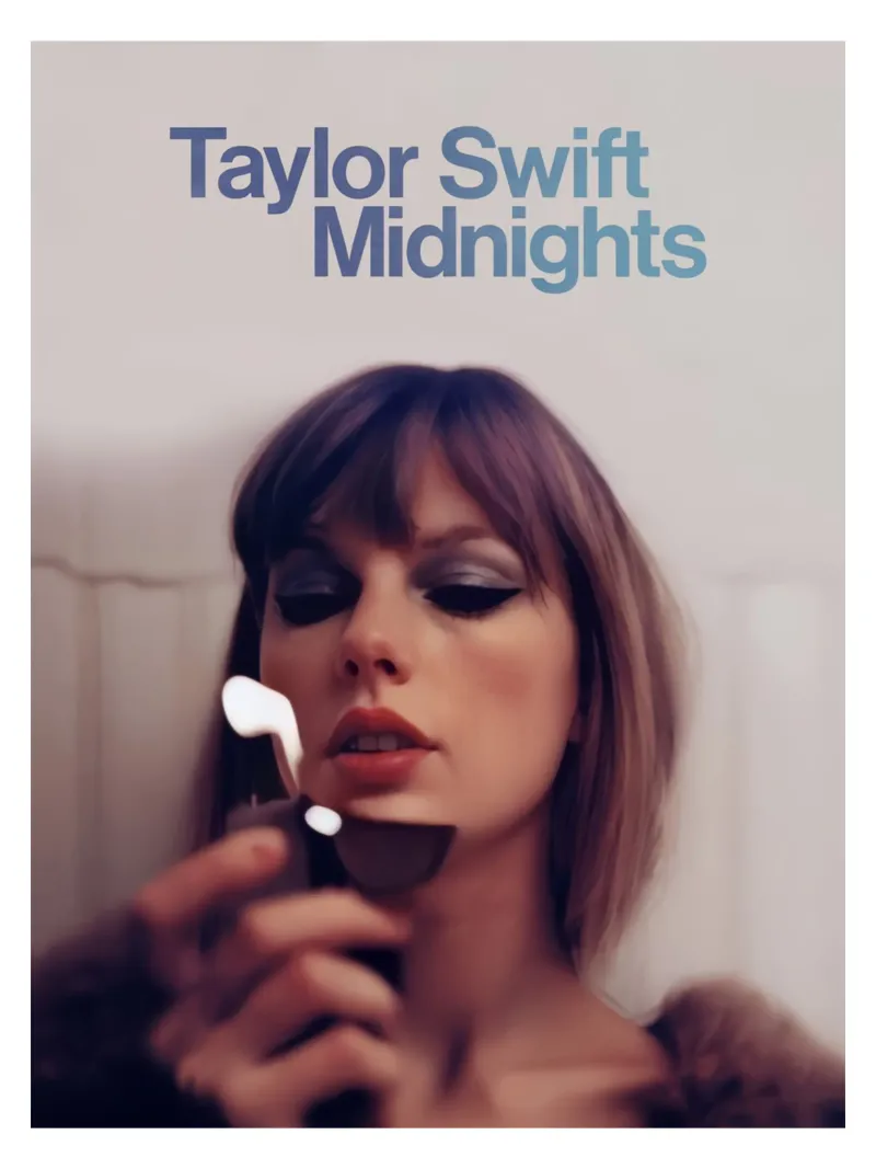 Alternative Cover Midnights Taylor Swift canvas with Floater frame by ramdakjagualma