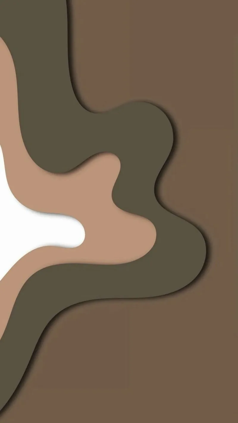 curve line brown shape poster by sophiaz