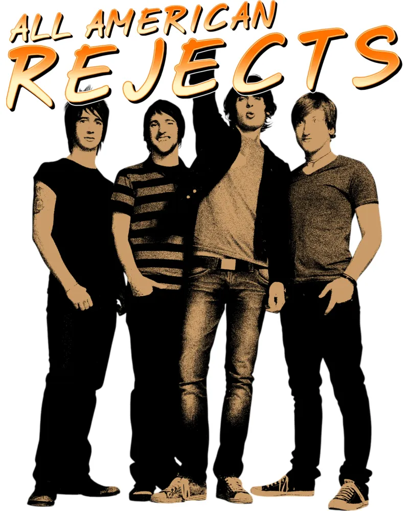 La banda de rock All American Rejects poster de itzmyui