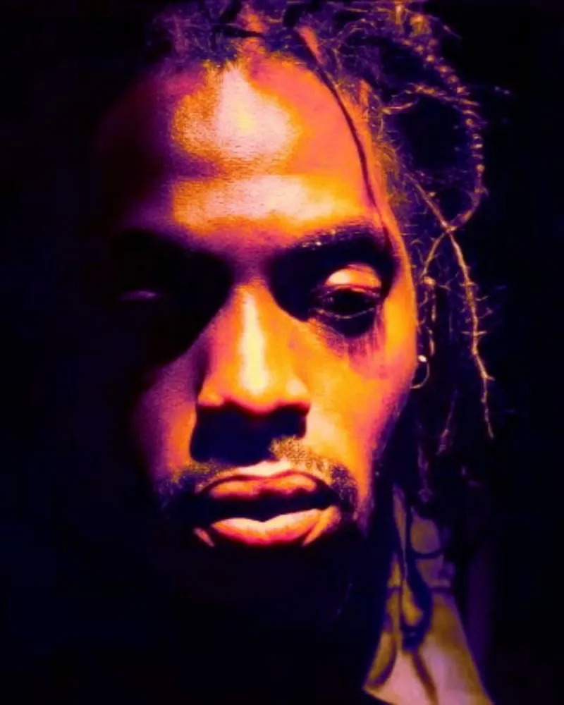 Rap in Frieden - Coolio Leinwand mit Schattenfugenrahmen von Lembayung art