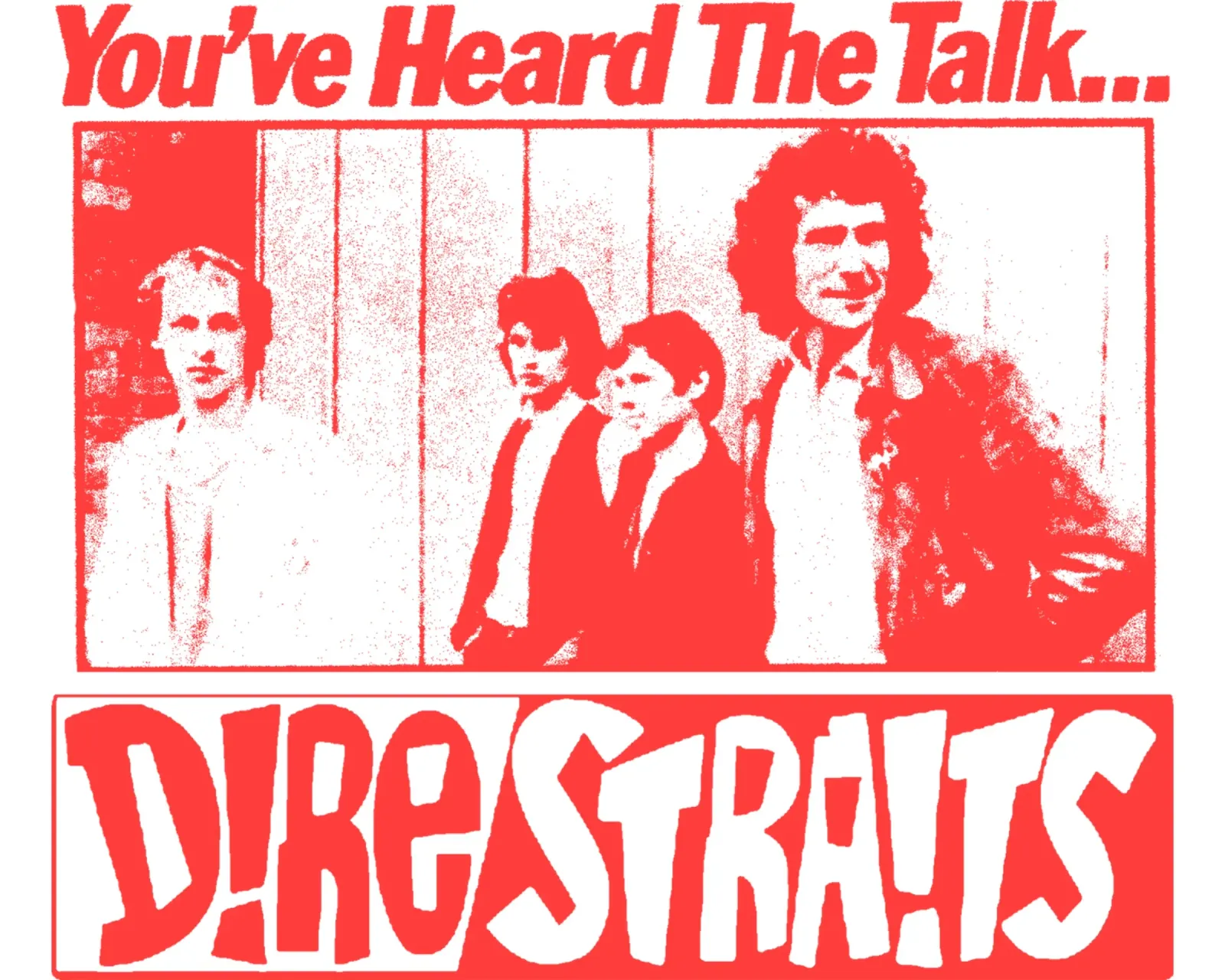 Silhouette Blues Rock Dire Straits poster da grass.studio_