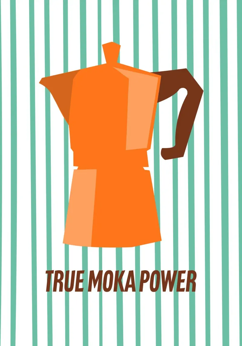 true moka power. (in 2 Farbvarianten verfügbar) canvas with Floater frame by FRICKE DESIGN