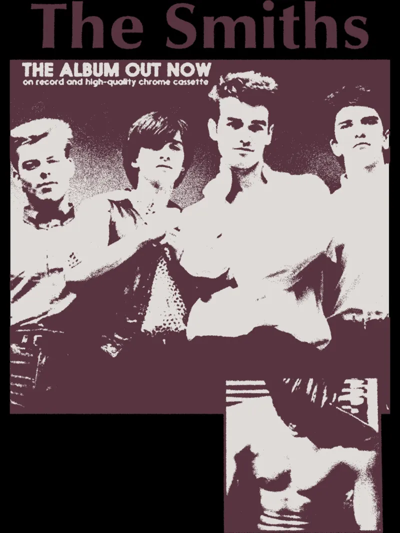 The Smith Indle Rock Band canvas with Floater frame by mannys_artt