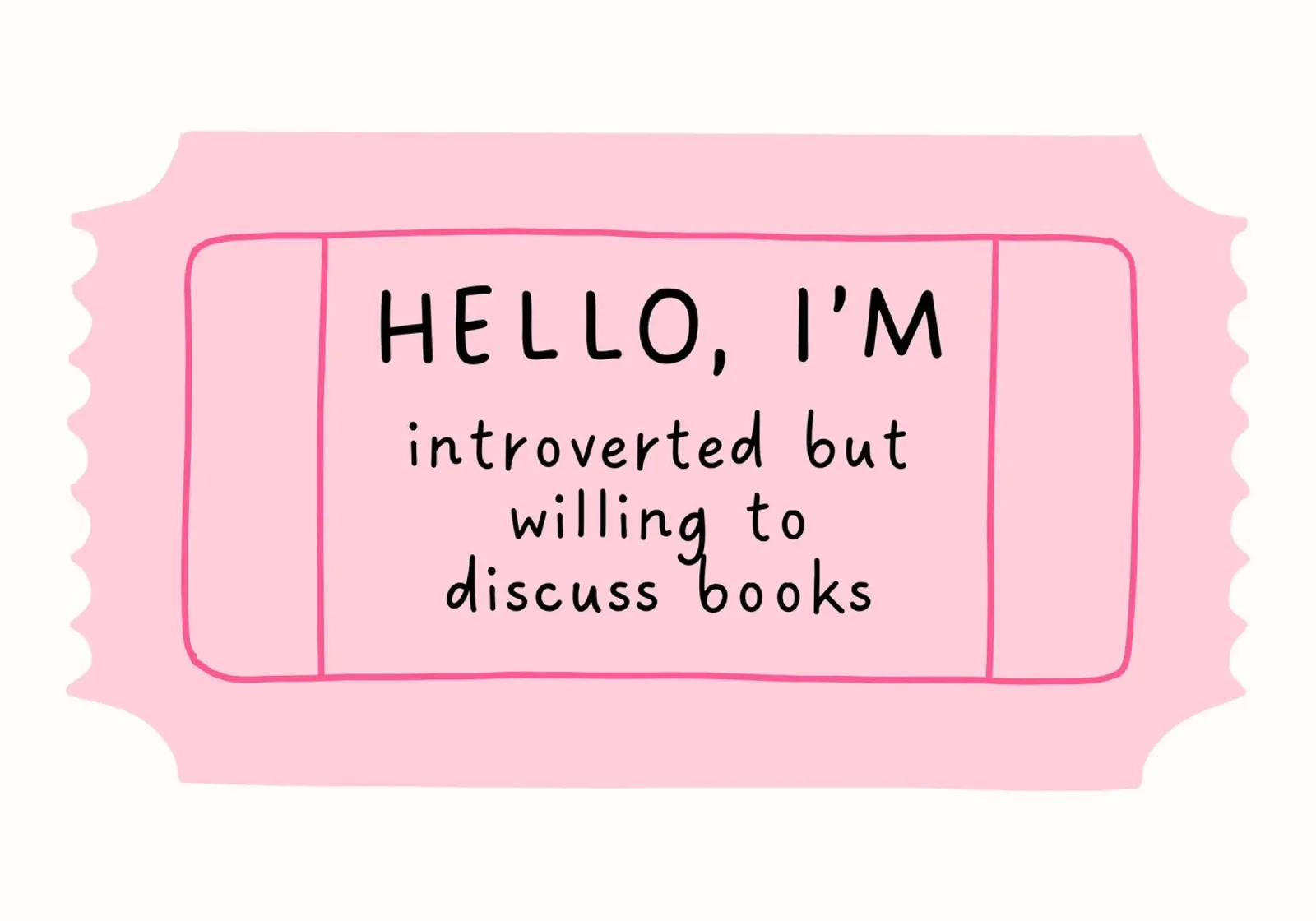 Introverso ma disposto a discutere di libri Poster poster con telaio in plastica da vintagepod