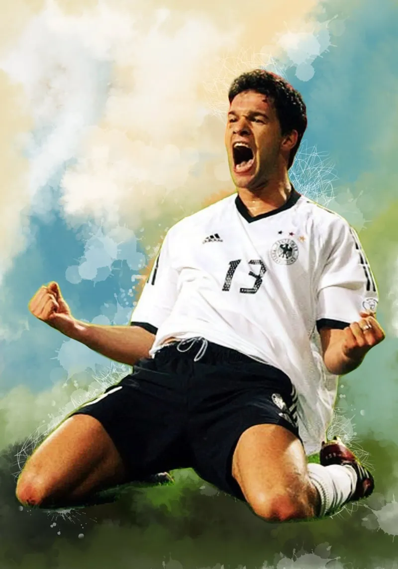 Michael Ballack the legend canvas with Floater frame by Lembayung art