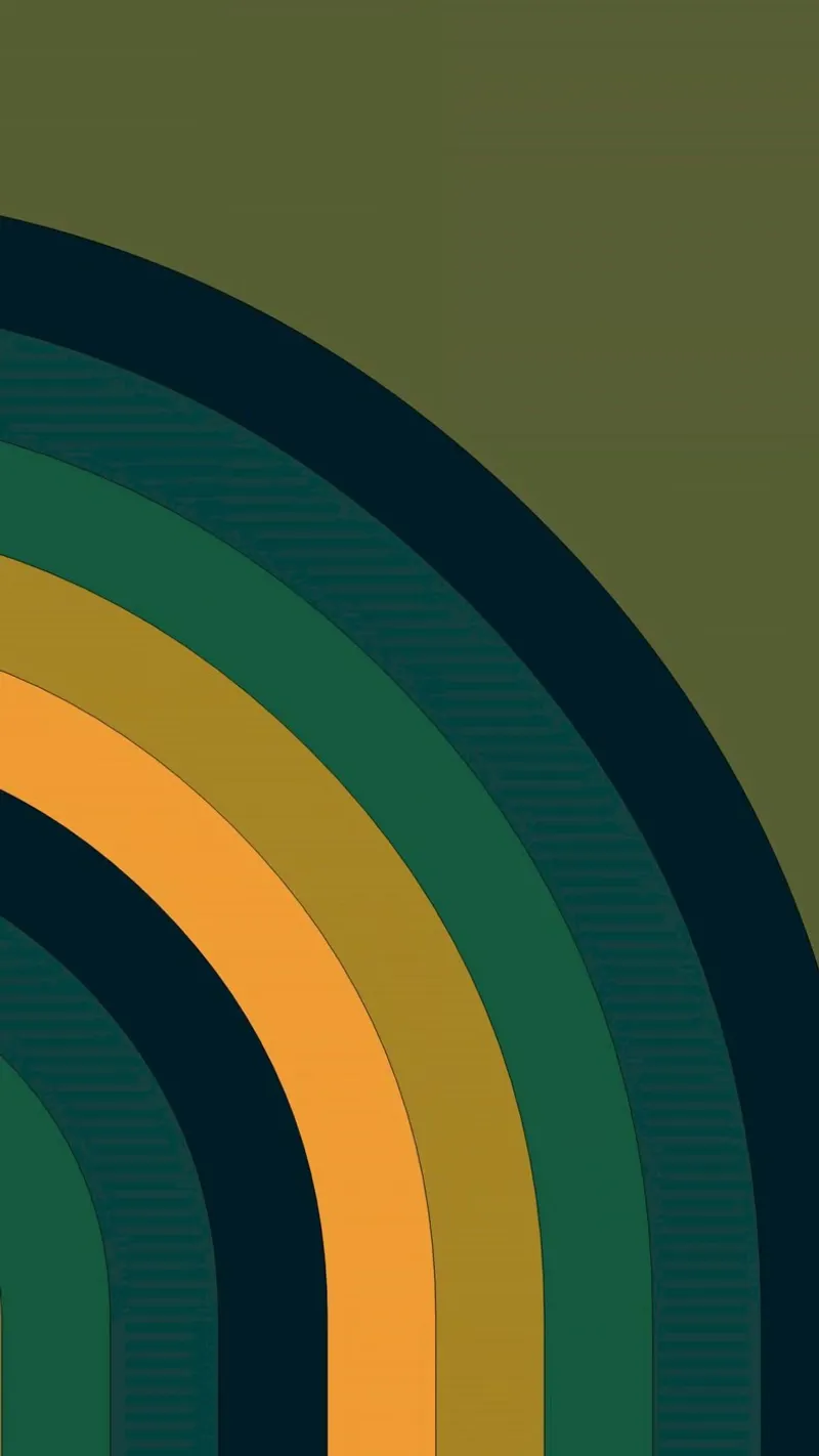 curve line color gradient poster met kunststof frame van mazson