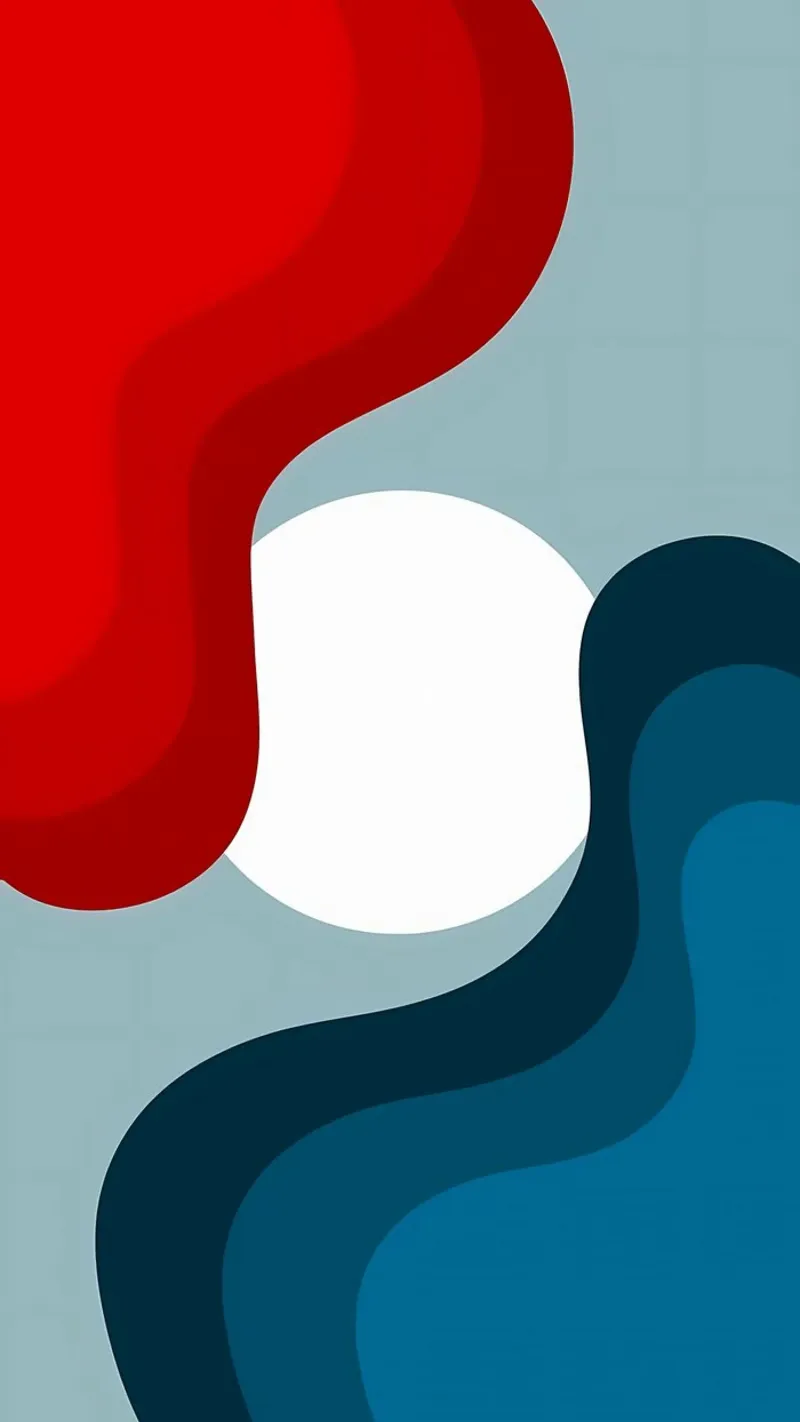 shape color balance canvas met Baklijst van mazson
