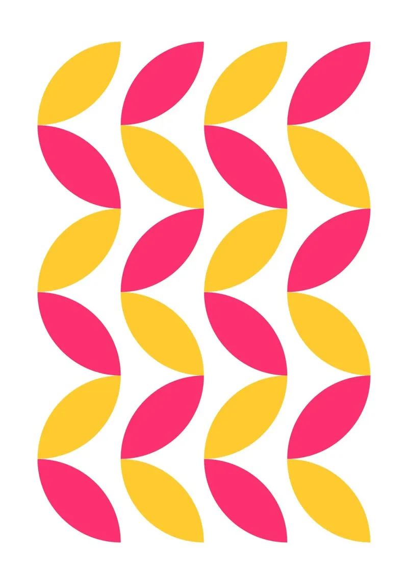Geometric Shapes poster da PinkCandyWalls