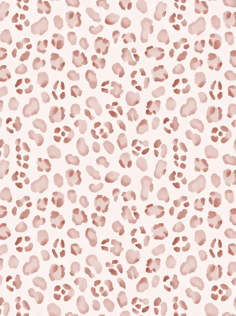 Mocha Mousse Marrón Leopardo Guepardo Y2K Animal Print Boho Art poster con marco de aluminio de Gentle Echoes Art
