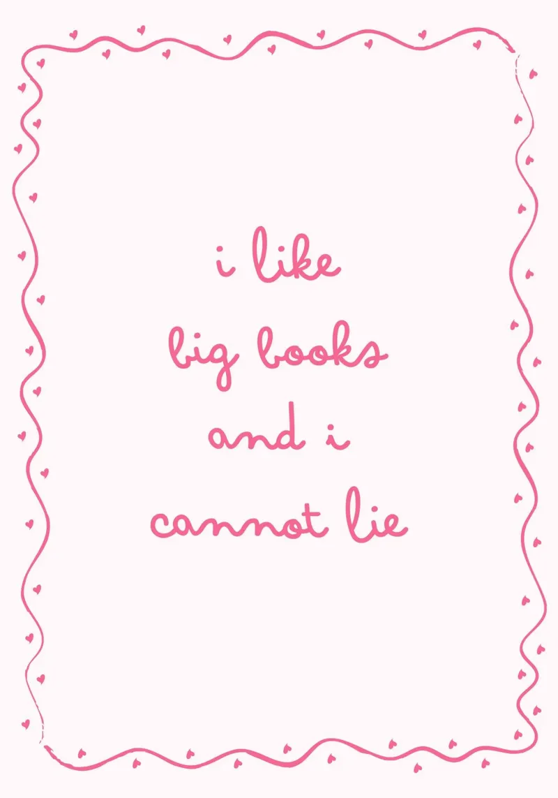 "I Like Big Books" Funny Book Lover Print canvas with Floater frame by vintagepod