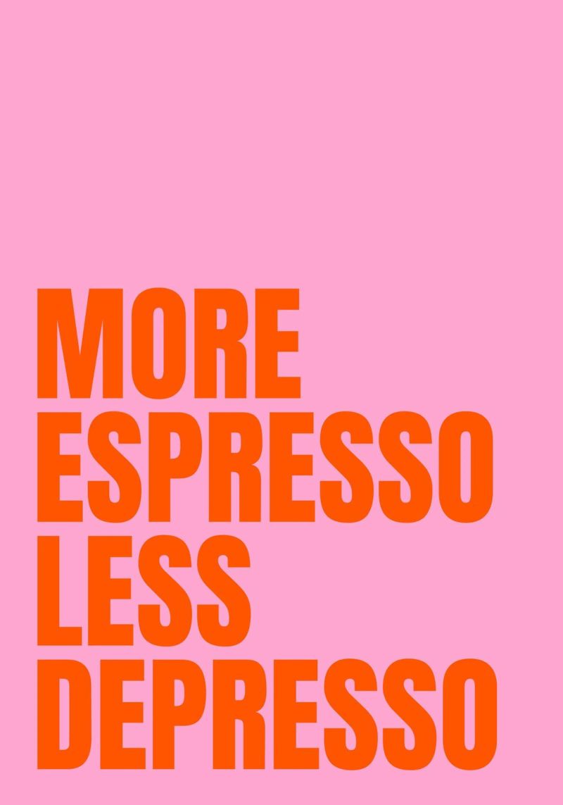 More Espresso poster by Athene Fritsch