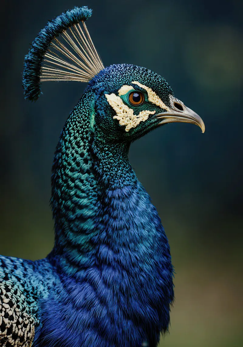 Peacock Portrait poster da Attaboy Dsgn
