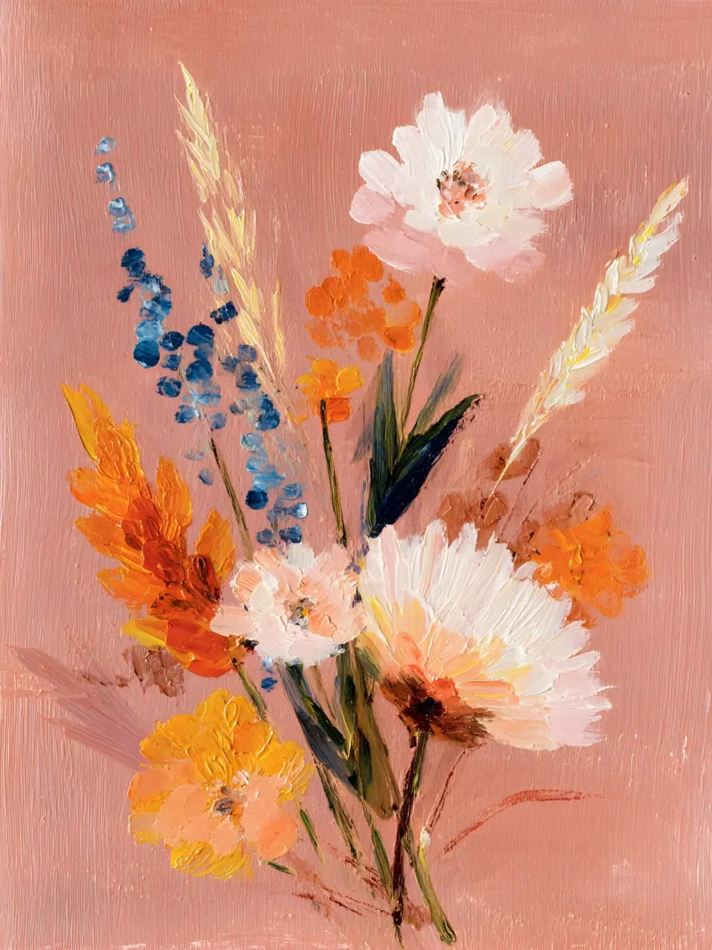 Golden Meadow poster con telaio in plastica da Gypsy Galleria