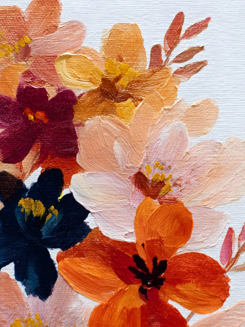 Floral Glow tela con Cornice a cassetta da Gypsy Galleria