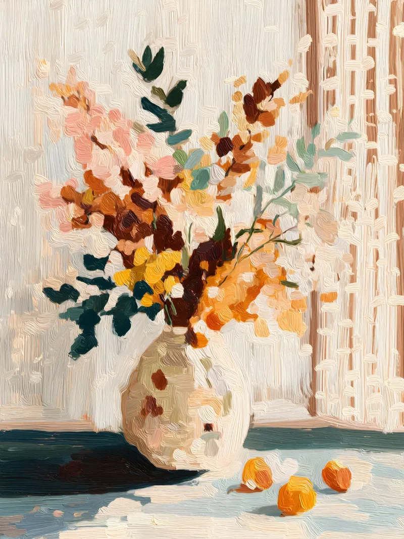 Golden Vase poster con telaio in plastica da Gypsy Galleria