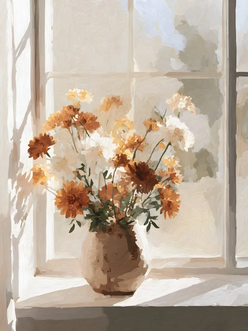Sunlit Bouquet tela con Cornice a cassetta da Gypsy Galleria