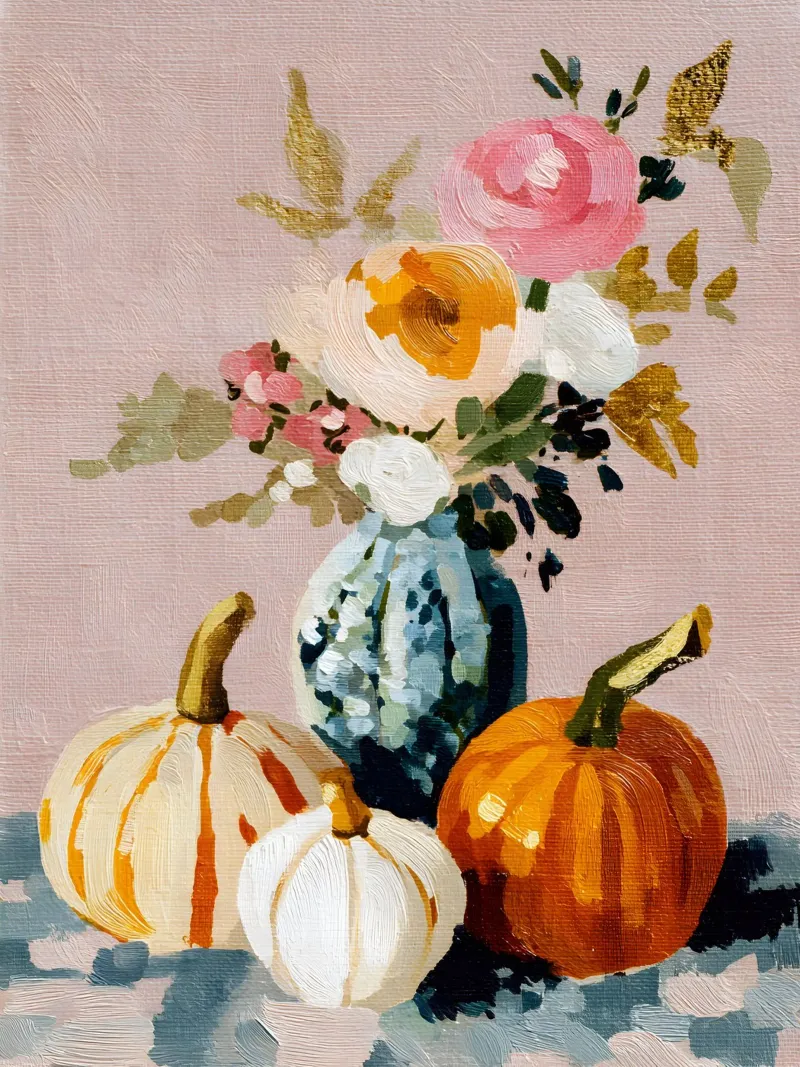 Harvest Vase poster con telaio in alluminio da Gypsy Galleria
