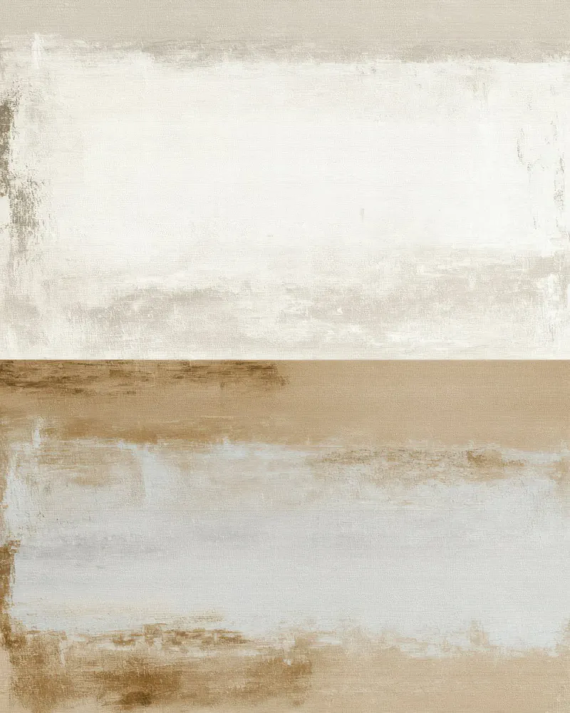 Minimalist Textured Abstract Painting in Warm Neutral Tones poster by Artbyvo
