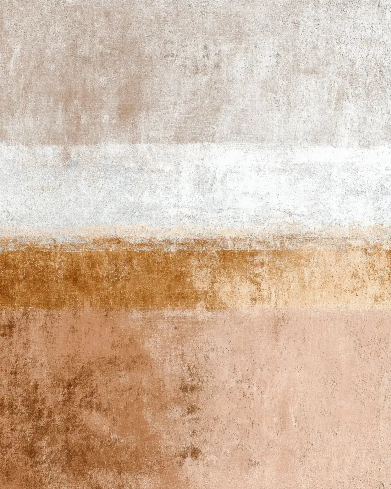 Textured Minimalist Abstract Painting in Soft Warm Tones poster with aluminum frame by Artbyvo