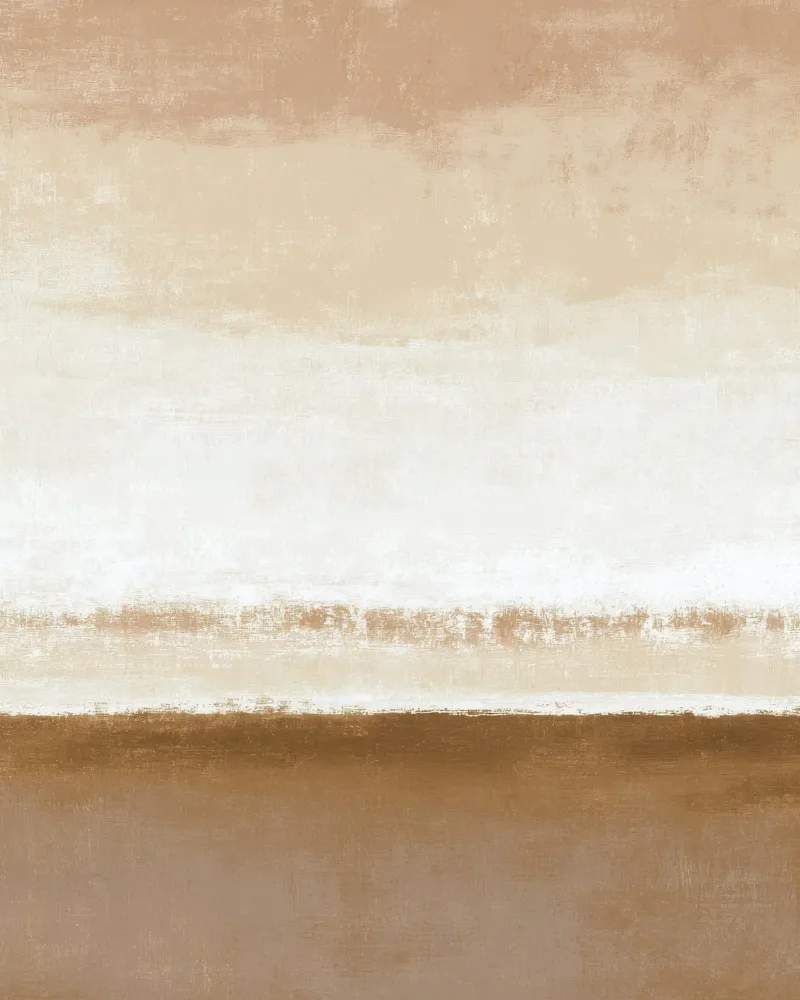 Textured Minimalist Abstract Painting in Warm Earthy Shades poster by Artbyvo